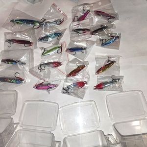 19 double hooked jigs